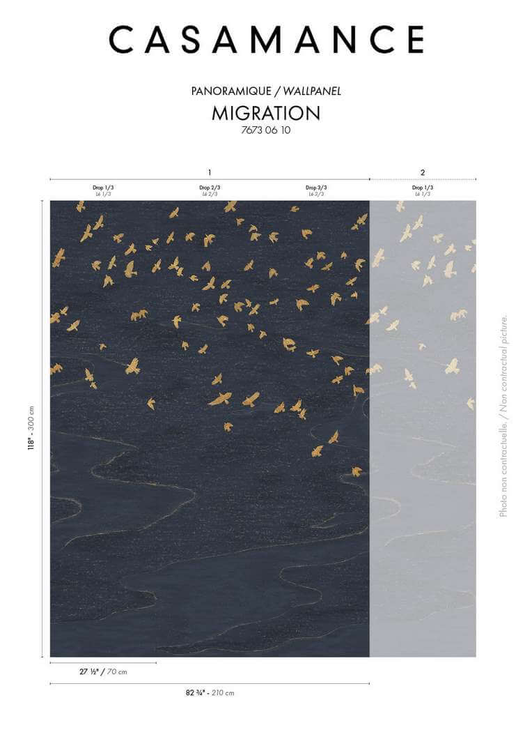 Mural ptaki Casamance 76730610 Migration Panoramas 4