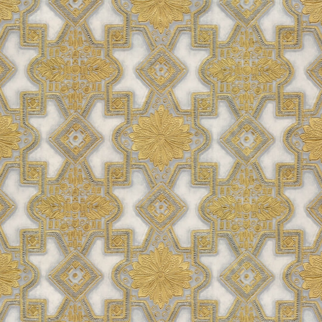 Tapeta ekskluzywny ornament złota Valentin Yudashkin 86001 Collection N.5 Gold Edition - 106 cm szer.