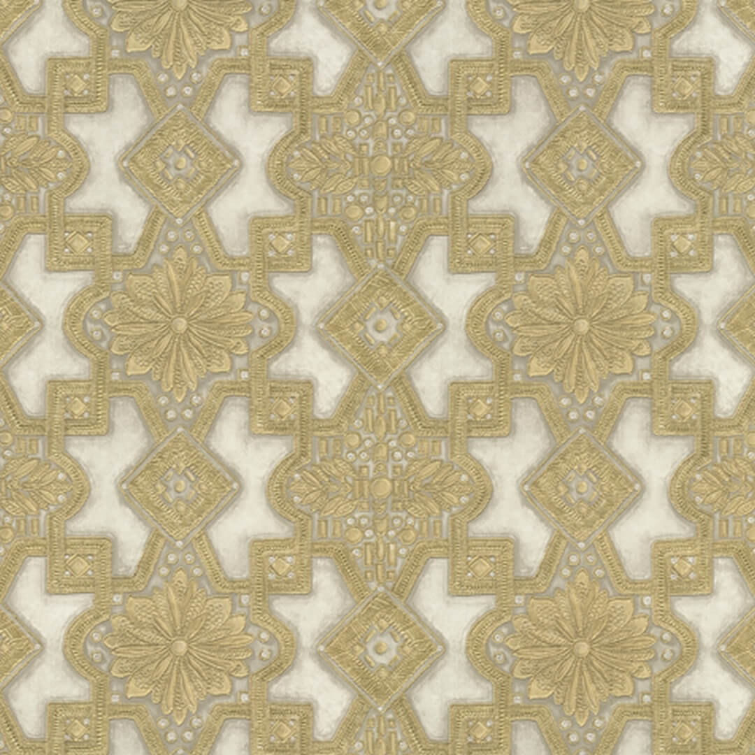 Tapeta ekskluzywny ornament Valentin Yudashkin 86006 Collection N.5 Gold Edition - 106 cm szer.
