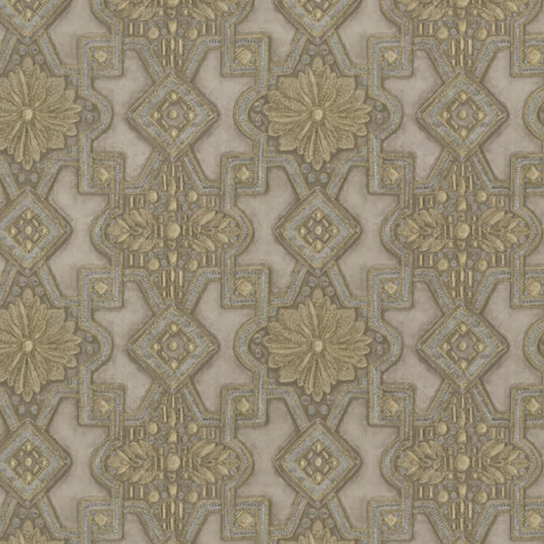 Tapeta ekskluzywny ornament Valentin Yudashkin 86014 Collection N.5 Gold Edition - 106 cm szer.