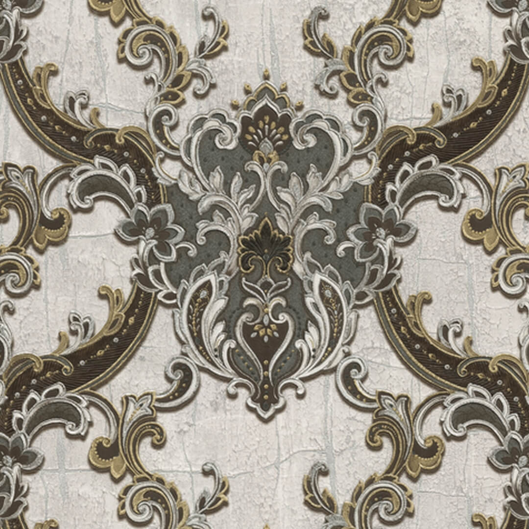 Tapeta ornamentowa Valentin Yudashkin 86061 Collection N.5 Gold Edition - 106 cm szer.