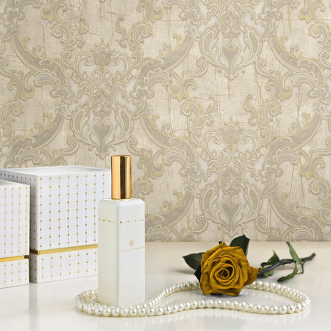 Tapeta ornamentowa Valentin Yudashkin 86063 Collection N.5 Gold Edition - 106 cm szer.