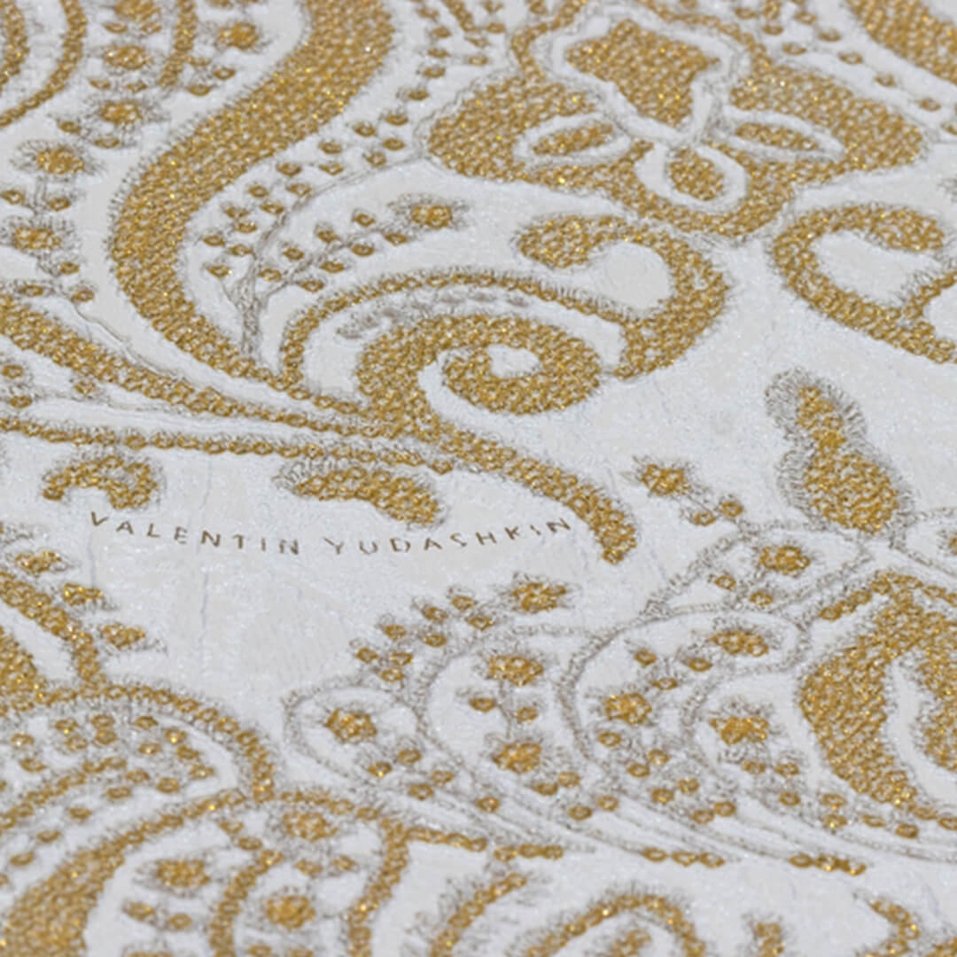 Tapeta ornament Valentin Yudashkin 86075 Collection N.5 Gold Edition - 106 cm szer.