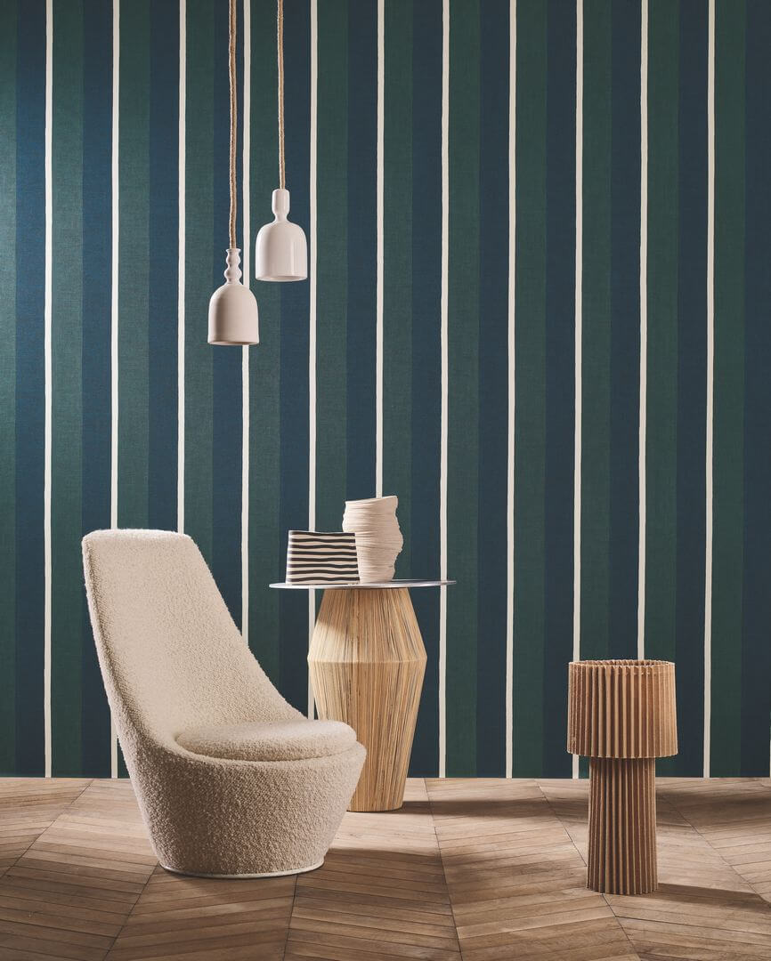 Tapeta winylowe pasy Casamance 76040508 Sinopia Select 9