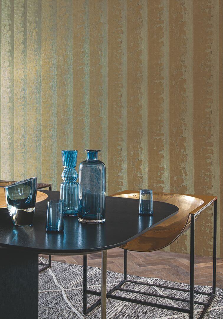 Tapeta przecierka z metalicznym refleksami Casamance 76102446 Nerikomi Select 9