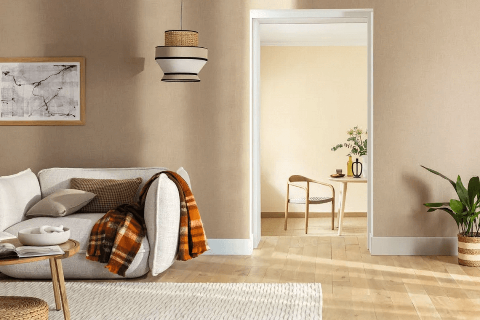 Tapeta imitująca lniane płótno Caselio LNI 103221874 Mat Linen Edition 2