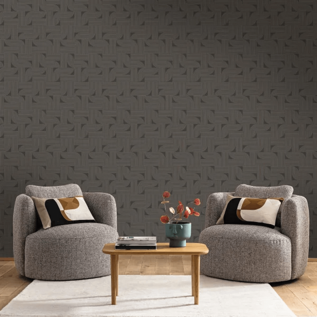 Tapeta graficzna w stylu art-deco Caselio LIG 106579021 Softness Light