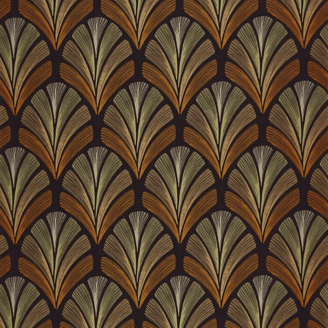 Tapeta wachlarze w stylu art-deco Casadeco ANFO 201053215 Folies ST-James Annees Folles