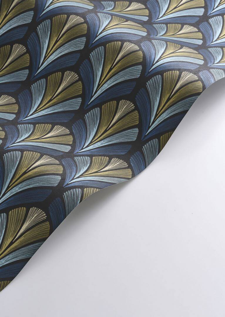 Tapeta wachlarze w stylu art-deco Casadeco ANFO 201056944 Folies ST-James Annees Folles
