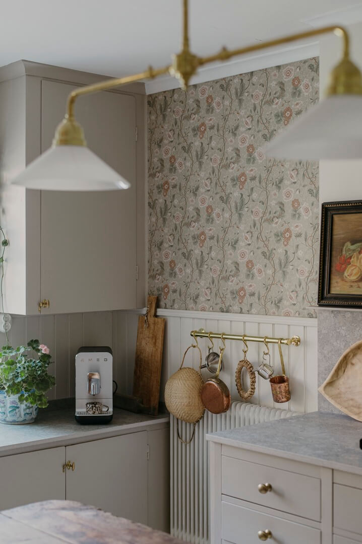 Tapeta roślinne pnącza Sandberg S10499 Ulla Garden Green Tradgarden