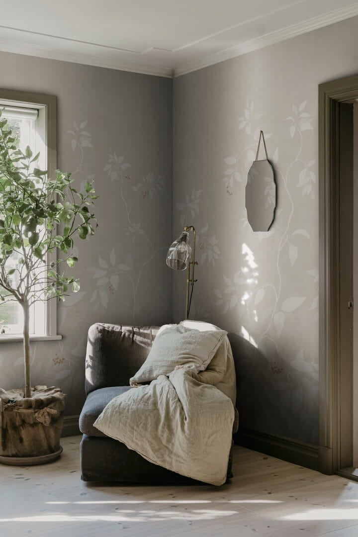 Fototapeta pnące liście Sandberg S10520 Josefine Sandstone Tradgarden