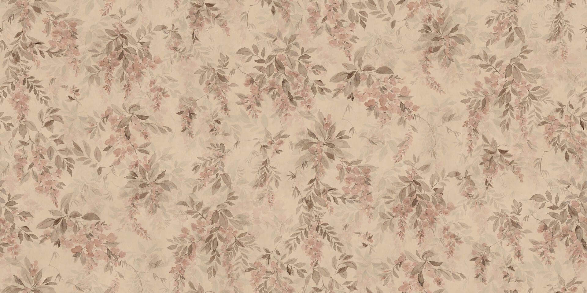 Fototapeta akwarelowe bukiety Sandberg S10565 Lovisa Mural Terracotta Tradgarden