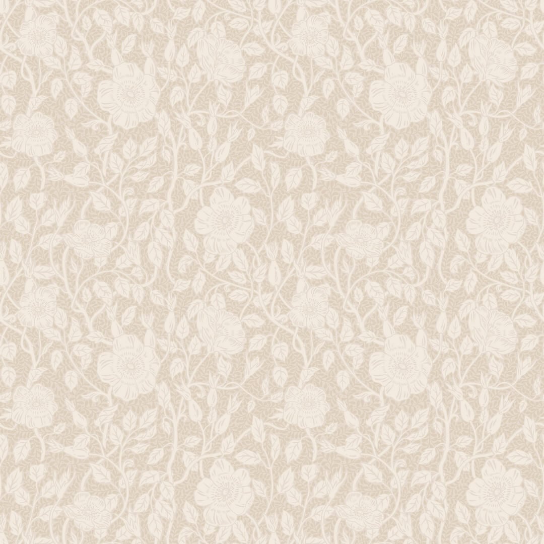 Tapeta stylizowane róże Sandberg S10567 Anton Sandstone Tradgarden