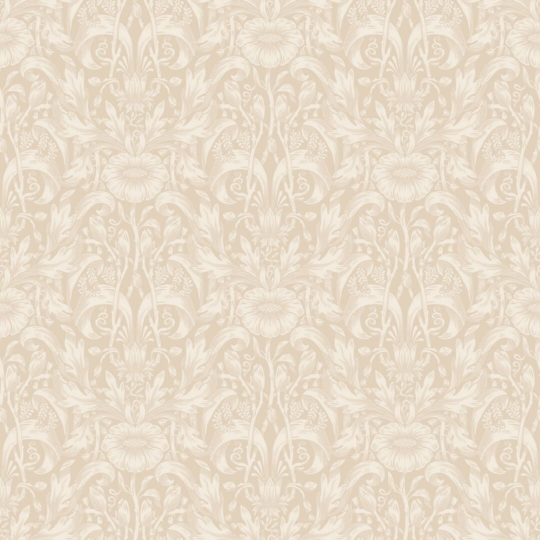 Tapeta roślinne medaliony Sandberg S10570 Emil Beige Tradgarden