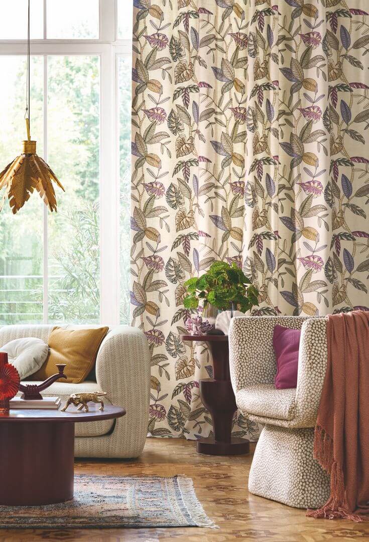 Tkanina o splocie jodełkowym Camengo 28810582 Anapolis Belem