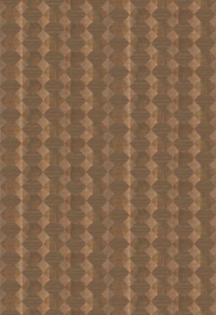 Tapeta fornir geometryczna Elitis RM1039 71 Le Jeu de Dame Marqueteries