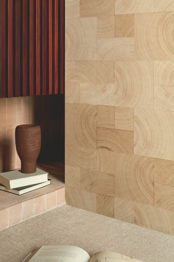 Tapeta fornir geometryczna Elitis RM1040 15 Empreintes Marqueteries