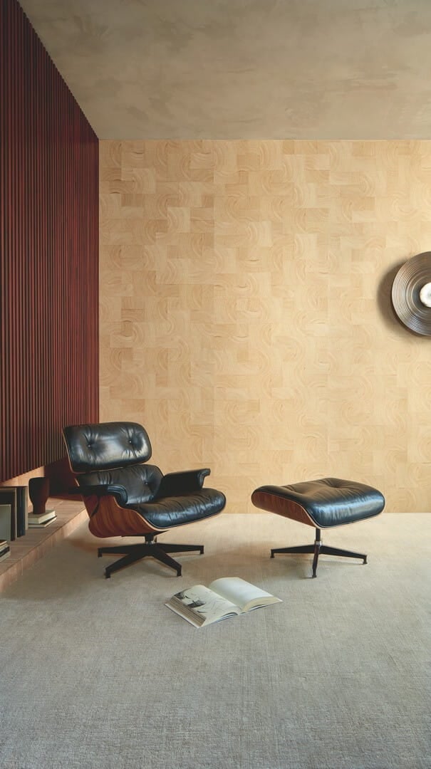 Tapeta fornir geometryczna Elitis RM1040 75 Empreintes Marqueteries