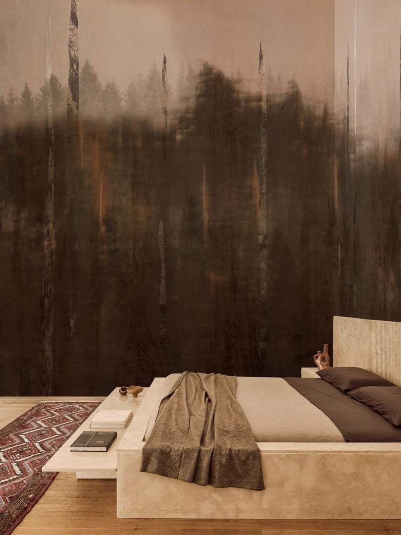 Fototapeta artystyczny las Wall&Deco WDGF2502 Ghostforrest Contemporary 2025