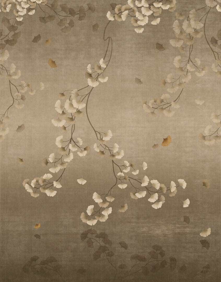 Fototapeta liście ginkgo biloba Wall&Deco WDJI2501 Jinko Contemporary 2025