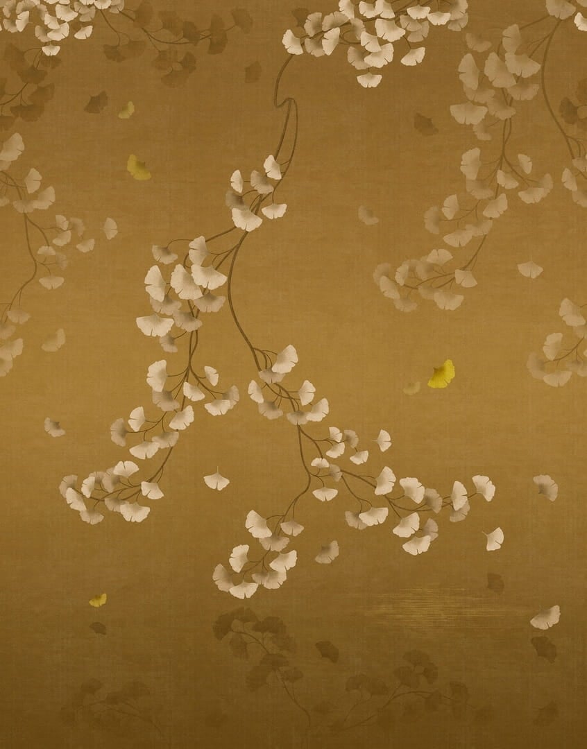 Fototapeta liście ginkgo biloba Wall&Deco WDJI2502 Jinko Contemporary 2025