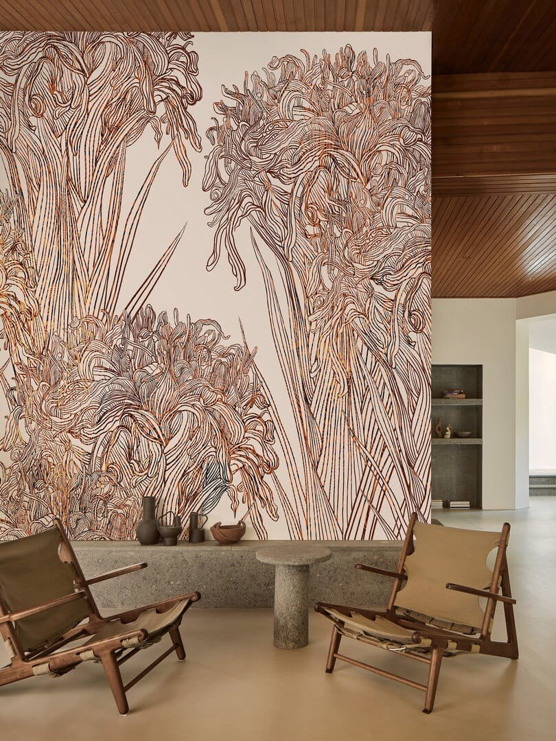 Fototapeta nowoczesne kwiaty Wall&Deco WDLI2502 Lilly Contemporary 2025