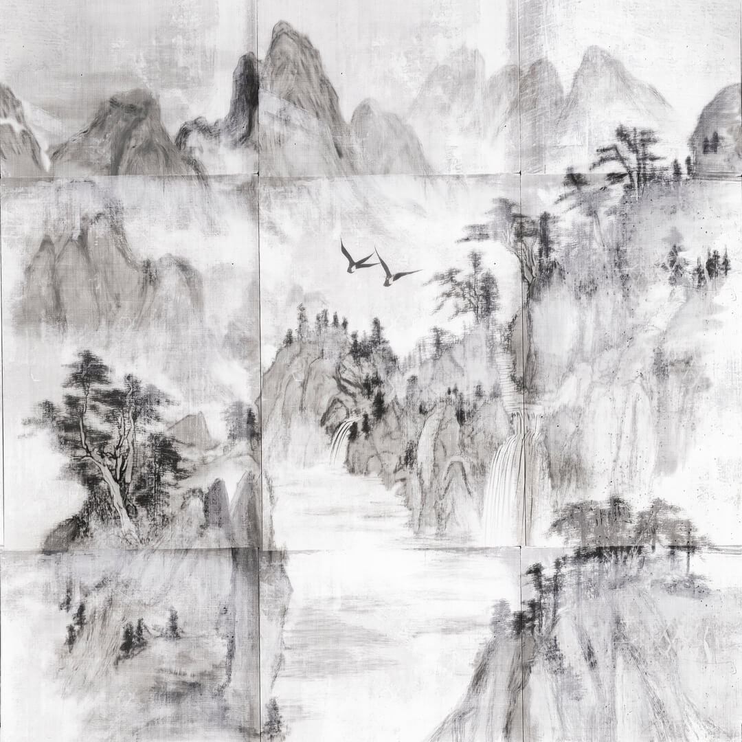 Fototapeta krajobraz w azjatyckim stylu Wall&Deco WDMM2501 Morning Mist Contemporary 2025