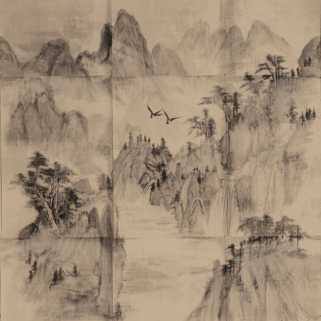 Fototapeta krajobraz w azjatyckim stylu Wall&Deco WDMM2502 Morning Mist Contemporary 2025