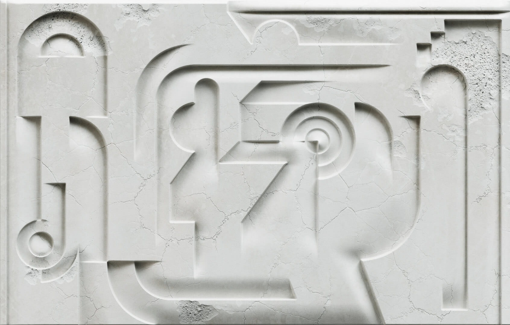 Fototapeta relief kamienny Wall&Deco WDMV2501 Metavision Contemporary 2025
