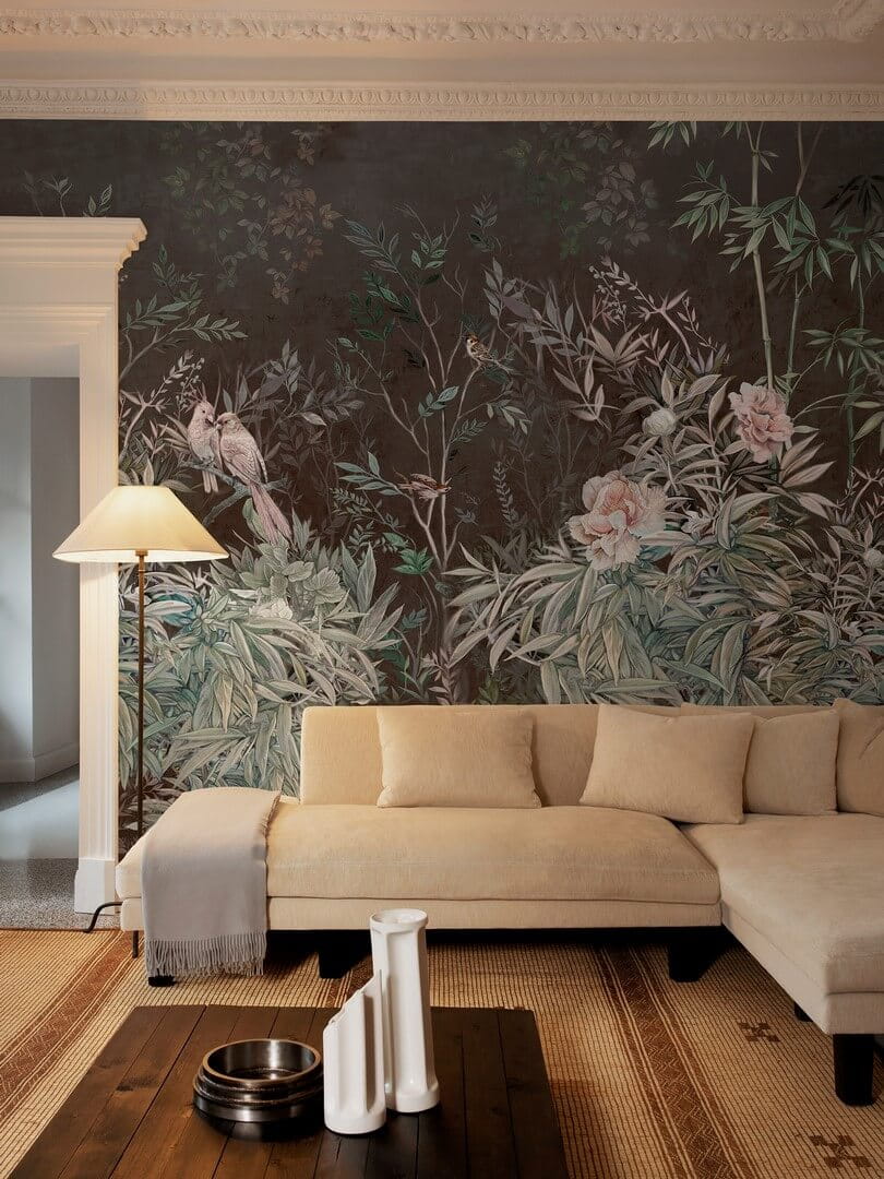 Fototapeta botaniczna Wall&Deco WDPB2502 Princess In Black Contemporary 2025