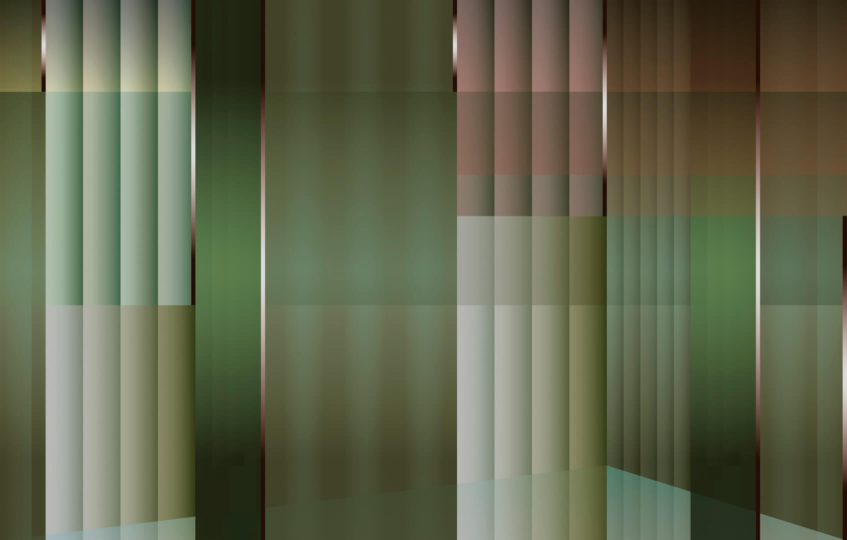 Fototapeta nowoczesna z efektem 3D Wall&Deco WDPT2502 Parallel Tinct Contemporary 2025