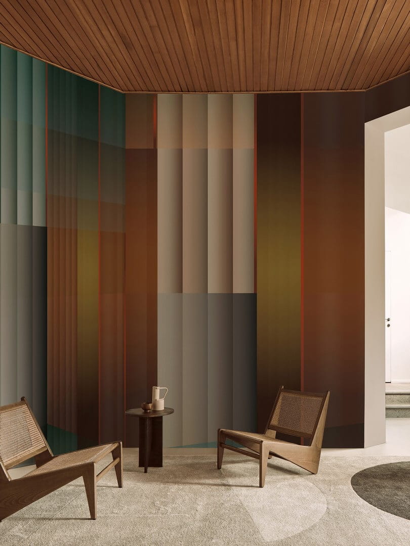 Fototapeta nowoczesna z efektem 3D Wall&Deco WDPT2502 Parallel Tinct Contemporary 2025