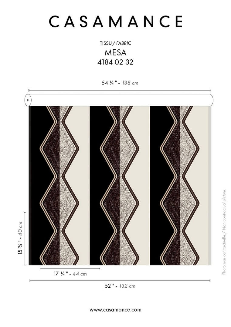 Tkanina haftowana Casamance 41840232 Mesa West Dream