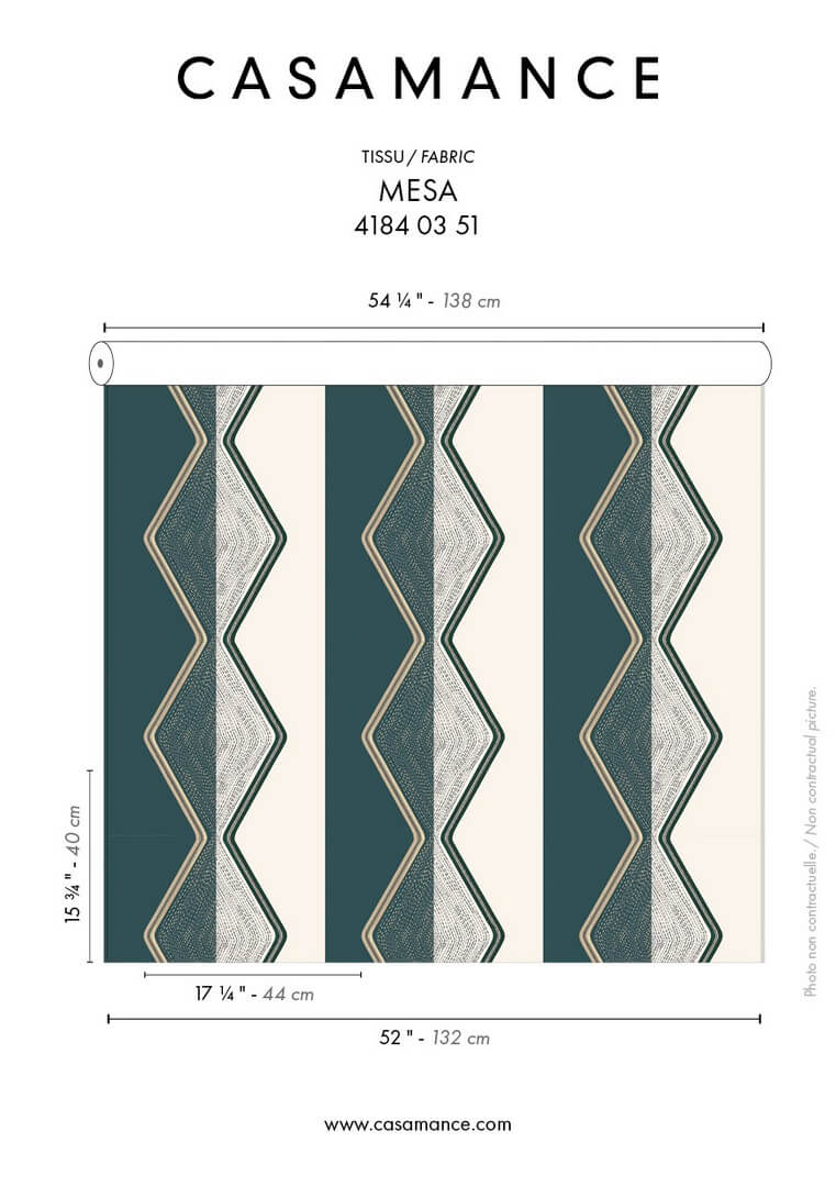 Tkanina haftowana Casamance 41840351 Mesa West Dream