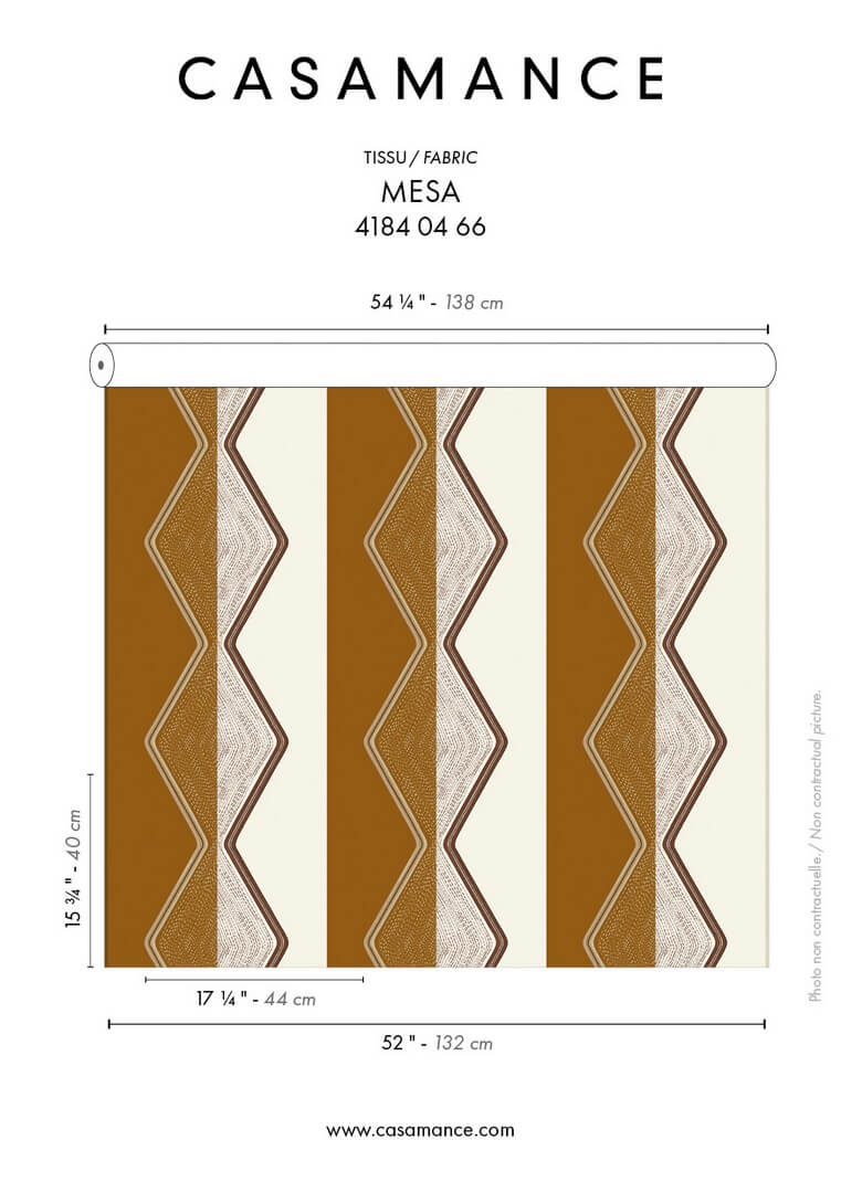 Tkanina haftowana Casamance 41840466 Mesa West Dream