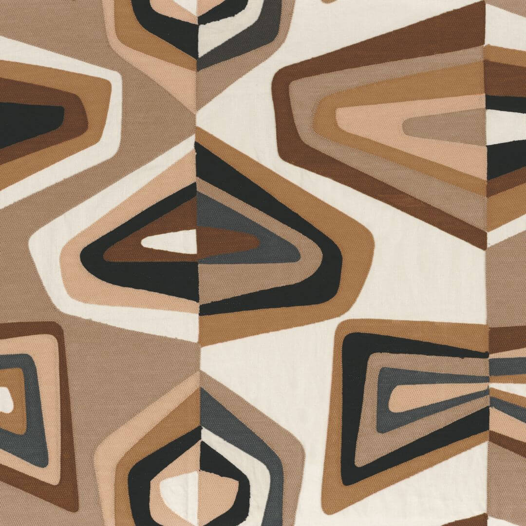 Tkanina haftowana retro Casamance 43780123 West Dream