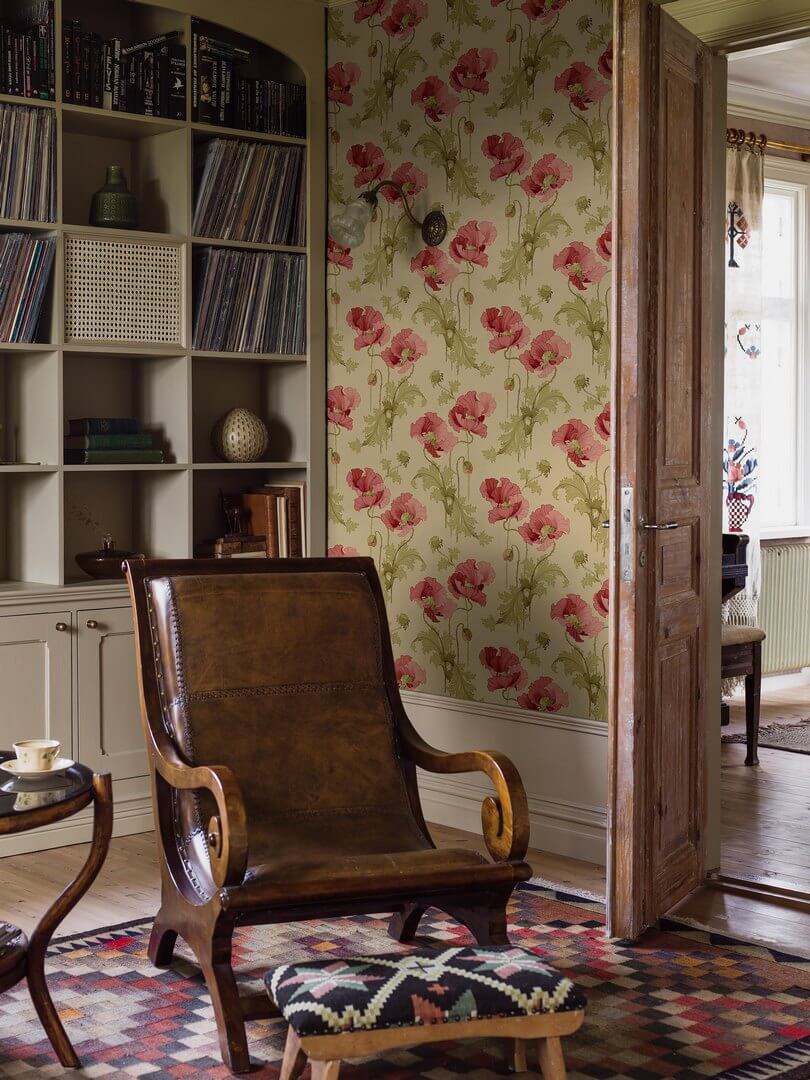 Tapeta kwiaty Boras Tapeter 8090 Vallmo