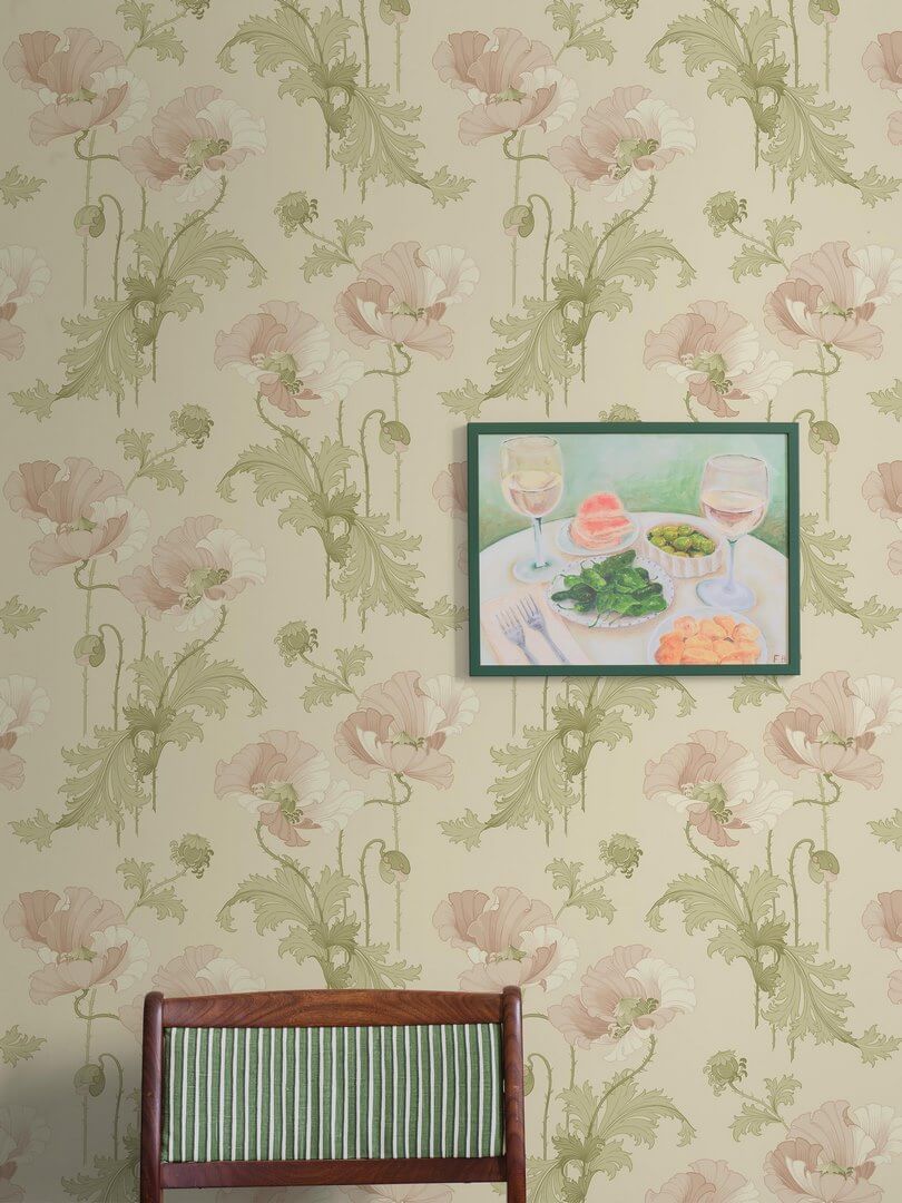 Tapeta kwiaty Boras Tapeter 8093 Vallmo