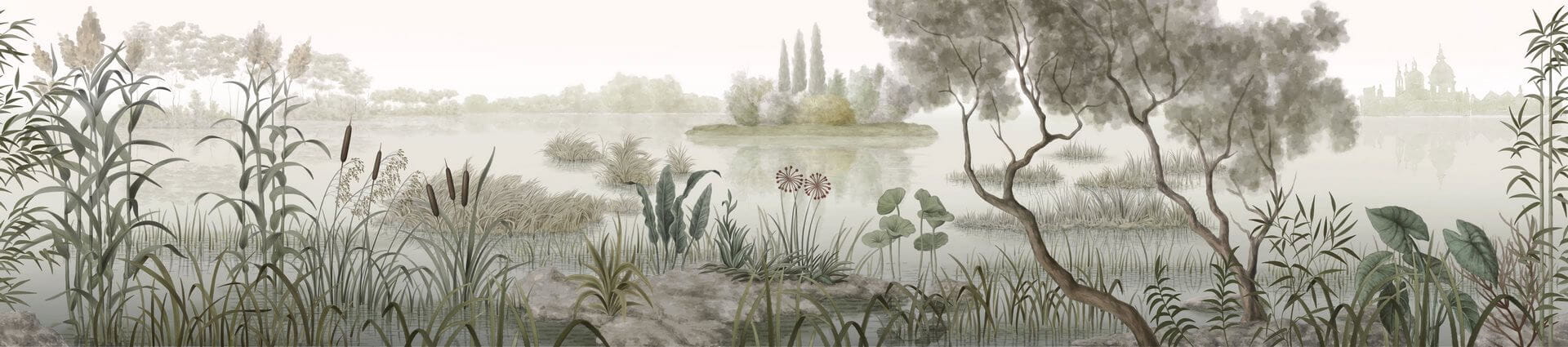 Fototapeta krajobraz natury London Art BNV07 A La Serenissime Tale Books: Bon Voyage Cap.1