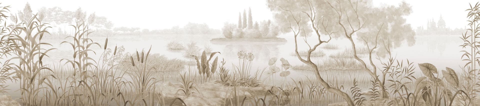 Fototapeta krajobraz natury London Art BNV07 D La Serenissime Tale Books: Bon Voyage Cap.1