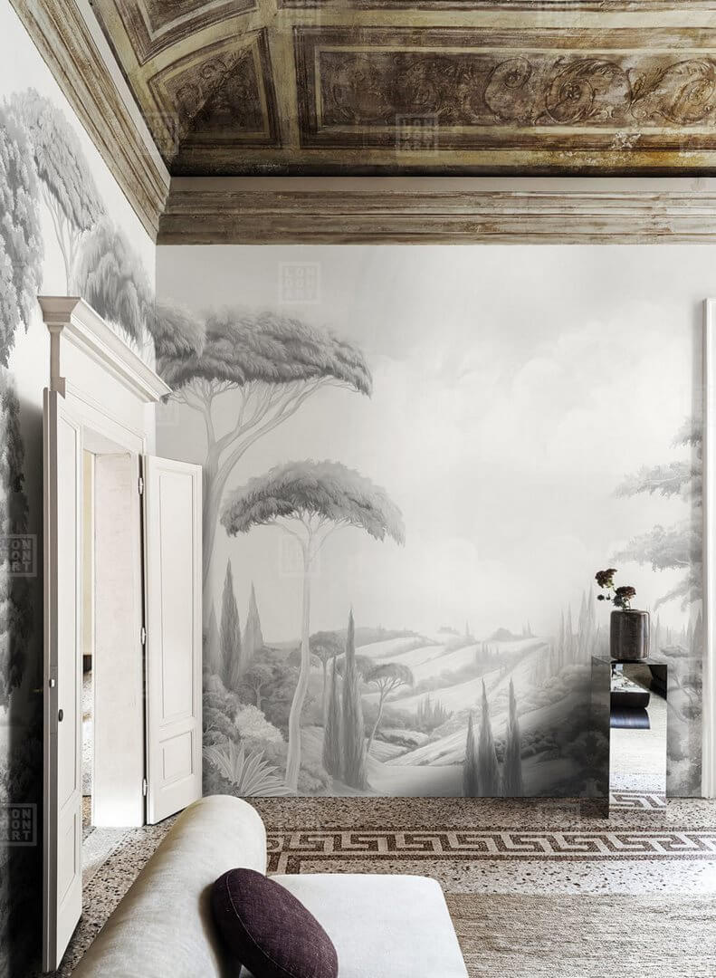 Fototapeta śródziemnomorski krajobraz London Art BNV08 C Le Cœur Mediterraneen Tale Books: Bon Voyage Cap.1