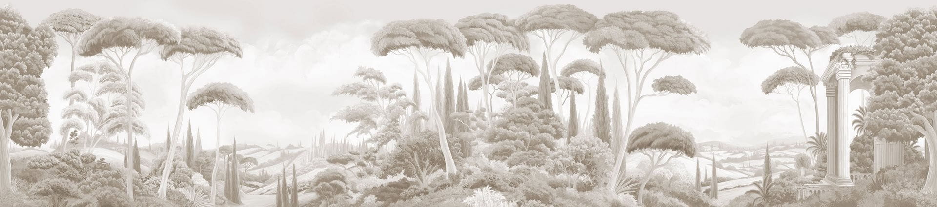 Fototapeta śródziemnomorski krajobraz London Art BNV08 D Le Cœur Mediterraneen Tale Books: Bon Voyage Cap.1