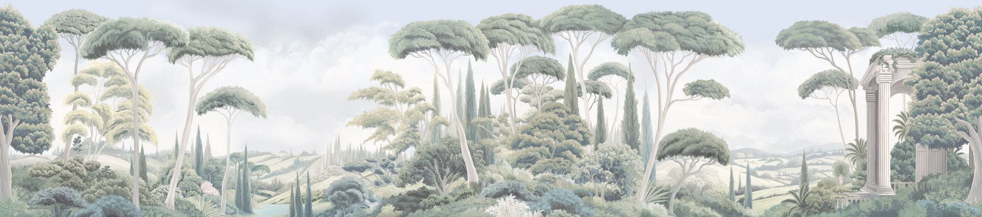 Fototapeta śródziemnomorski krajobraz London Art BNV08 B Le Cœur Mediterraneen Tale Books: Bon Voyage Cap.1