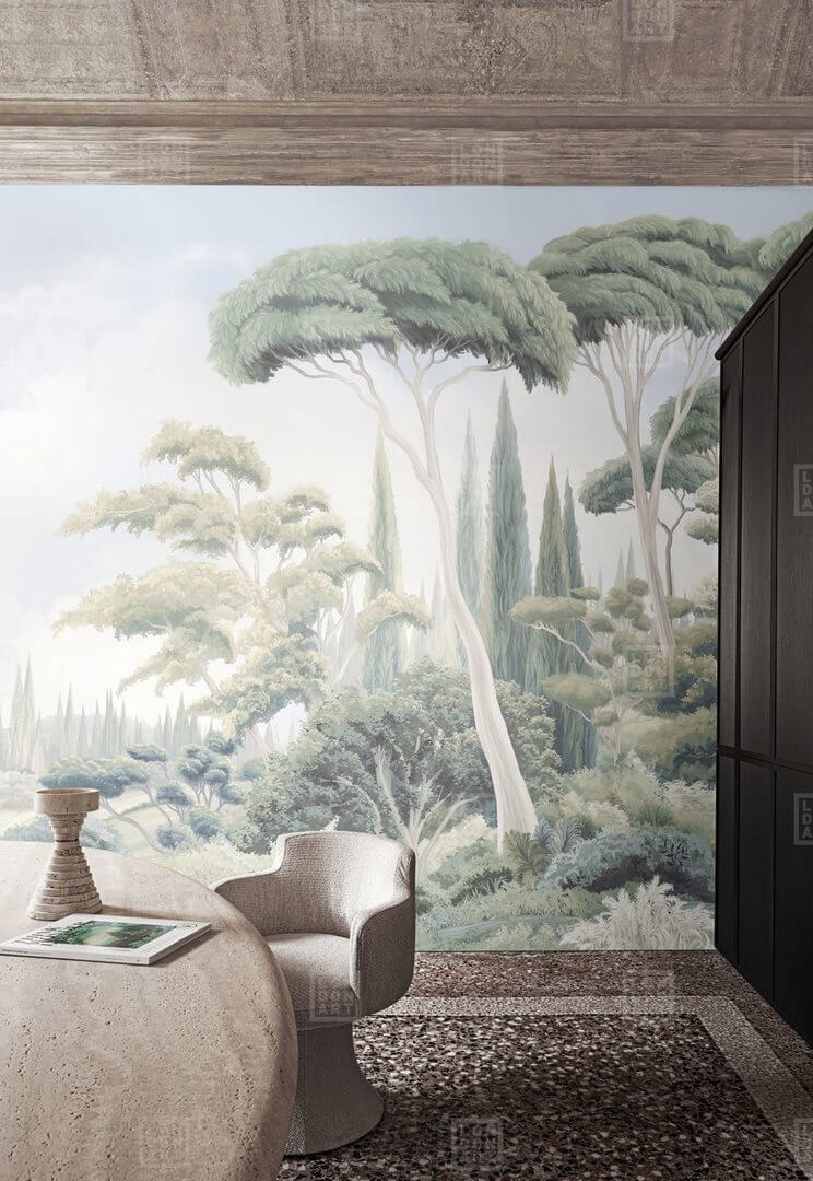 Fototapeta śródziemnomorski krajobraz London Art BNV08 B Le Cœur Mediterraneen Tale Books: Bon Voyage Cap.1