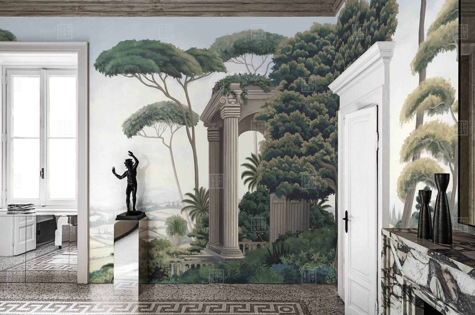 Fototapeta śródziemnomorski krajobraz London Art BNV08 A Le Cœur Mediterraneen Tale Books: Bon Voyage Cap.1