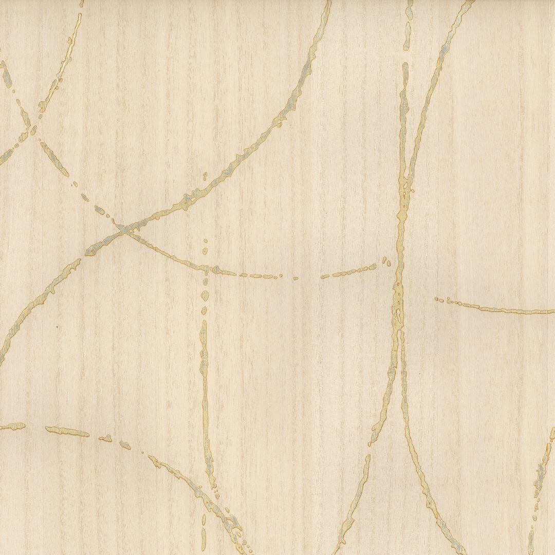 Tapeta fornir i metaliczne linie Casamance 71761630  Splendeur Traversee