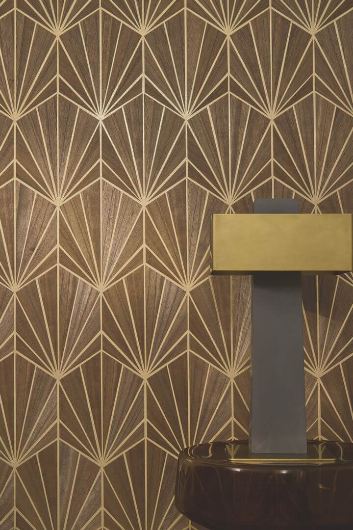 Tapeta fornir ze wzorem art-deco Casamance 71772038  Mythique Traversee