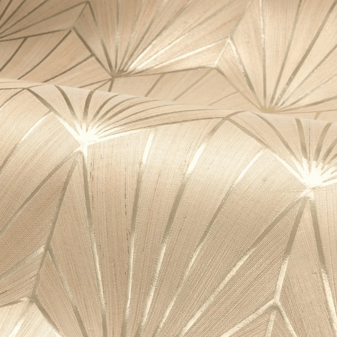 Tapeta naturalna ze wzorem w stylu art-deco Casamance 71815137 Majesté Traversee