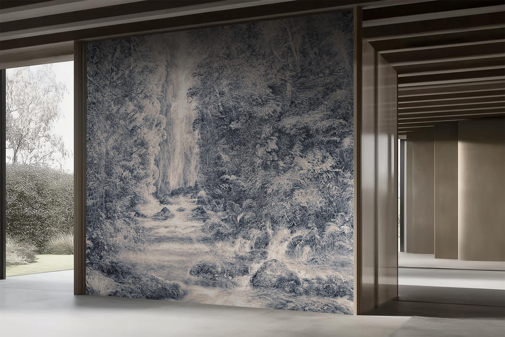 Fototapeta krajobraz natury w stylu vintage Lorenso TPA 0125 0135 04 Mossy