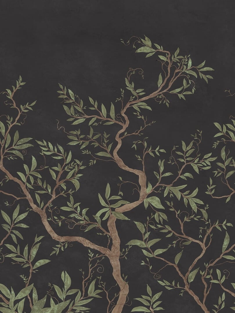 Fototapeta drzewa Rebel Walls R20342 Branches of Dreams Black Poetic